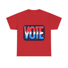 Load image into Gallery viewer, Vote Sign Election Freedom Stand for Liberty, Justice, and Democracy T-Shirt, 2024 Presidential Campaign, Election 2024 Shirt, Vote for Joy