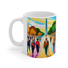 Load image into Gallery viewer, Civil Rights Movement for Peace & Equality #3 Mug AI-Generated Artwork 11oz mug