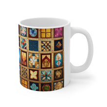Load image into Gallery viewer, Vintage Quilted Patterns #1 Mug 11oz mug AI-Generated Artwork