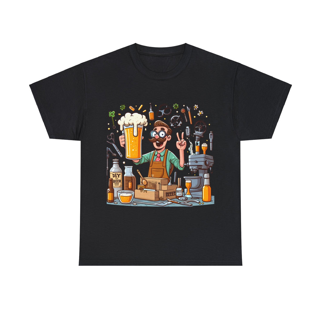 Beer Crafter Eureka Idea Brewing T-Shirt 100% Cotton Classic Fit