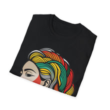 Load image into Gallery viewer, Color of Africa Queen Warrior #11 Retro Unisex Softstyle Short Sleeve Crewneck T-Shirt