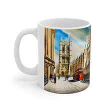 Load image into Gallery viewer, At the Cafe Westminster Abbey London #10 Mug 11oz mug AI-Generated Artwork