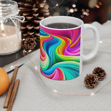 Load image into Gallery viewer, Pastel Sea-life Sunset #1 Ceramic Mug 11oz mug AI-Generated Artwork
