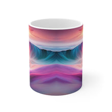 Load image into Gallery viewer, Pastel Sea-life Sunset #10 Ceramic Mug 11oz mug AI-Generated Artwork