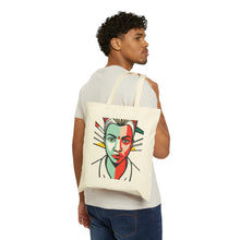 Load image into Gallery viewer, Colors of Africa Queen Mother #2 100% Cotton Canvas Tote Bag 15" x 16"