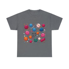 Load image into Gallery viewer, Knit one, Pearl Two, Repeat Crafter Knitting Yarn Balls T-Shirt 100% Cotton
