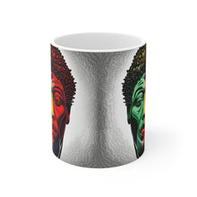 Load image into Gallery viewer, Colors of Africa Warrior King #5 11oz AI Decorative Coffee Mug
