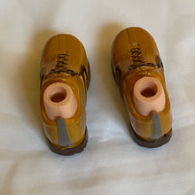 Load image into Gallery viewer, Bratz Boyz Doll Feet mustard color lace shoe sneakers (Pre-Owned)