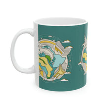 Load image into Gallery viewer, Colors of Africa Continent Map #2 AI 11oz Coffee Mug