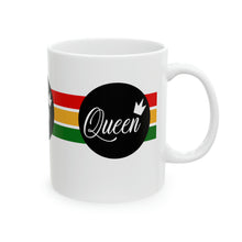 Load image into Gallery viewer, Game Queen No Word 11oz White Ceramic Beverage Mug Decorative Art