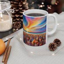 Load image into Gallery viewer, Beach Vibes Retro Concert #1 Ceramic 11oz Mug AI Artwork