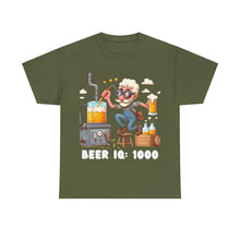 Load image into Gallery viewer, Beer Crafter Beer IQ: 1000 Brewing T-Shirt 100% Cotton Classic Fit