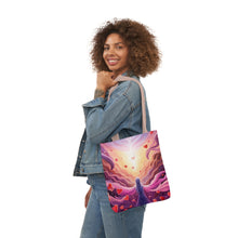 Load image into Gallery viewer, Pink Heart Series #11 Fashion Graphic Print Trendy 100% Polyester Canvas Tote Bag AI Image