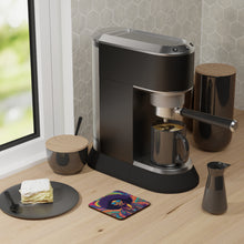 Load image into Gallery viewer, Retro 60's Psychedelic #38 Hardboard Back AI-Enhanced Beverage Coasters