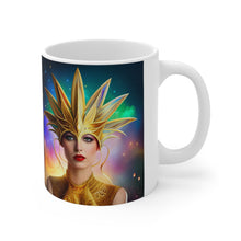 Load image into Gallery viewer, Mardi Gras Mask Ribbon #6 Mug AI-Generated Artwork 11oz mug