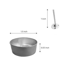 Load image into Gallery viewer, HIZON 160 PCS Empty Aluminum Tealight Cups with Wicks - DIY Candle Making Supplies, Reusable Fireproof Candle Cups for Wedding Party Home Decor