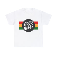 Load image into Gallery viewer, Muse Wearable Sports Good Vibes Unisex Heavy Cotton Crewneck T-Shirt