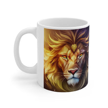 Load image into Gallery viewer, Lion Gentle and Fierce #1 Mug 11oz mug AI-Generated Artwork