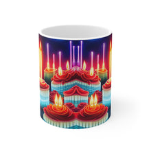 Load image into Gallery viewer, Happy Birthday Candles #18 Ceramic 11oz Mug AI-Generated Artwork