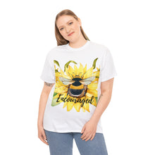 Load image into Gallery viewer, Be Encouraged Honey Bee Unisex Heavyweight 100% Cotton T-Shirt
