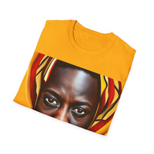 Load image into Gallery viewer, Colors of Africa Warrior King #4 Unisex Softstyle Short Sleeve Crewneck T-Shirt