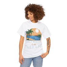 Load image into Gallery viewer, Saltwater is my Therapy Sunrise Tropical Beach Saltwater Therapy