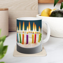 Load image into Gallery viewer, Happy Birthday Candles #12 Ceramic 11oz Mug AI-Generated Artwork