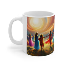 Load image into Gallery viewer, A Place of Peace Children at Play #1 Mug 11oz mug AI-Generated Artwork
