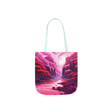 Load image into Gallery viewer, Pink Heart Series #2  Fashion Graphic Print Trendy 100% Polyester Canvas Tote Bag AI Image