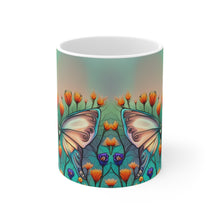 Load image into Gallery viewer, June Opal Birth Month Colors Fairies & Butterflies #2 Mug 11oz mug AI-Generated Artwork