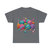 Load image into Gallery viewer, Crafter Knitting Yarn Balls T-Shirt 100% Cotton
