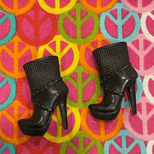 Load image into Gallery viewer, Bratz Footwear Black Ankle High Heels Boots