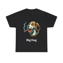 Load image into Gallery viewer, Big Dog Hound Dog Shirt, The Dog Life Hound Dog Cigar Gold Chain Unisex Crewneck T-Shirt