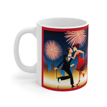 Load image into Gallery viewer, New Year's Celebration Couple Ceramic Mug 11oz Design #6