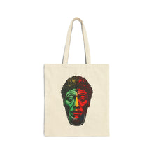 Load image into Gallery viewer, Colors of Africa Warrior King #5 100% Cotton Canvas Tote Bag 15" x 16"