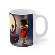 Load image into Gallery viewer, Playing Dress up Just Like Mommie #15 Mug 11oz mug AI-Generated Artwork