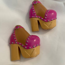Load image into Gallery viewer, Bratz Doll Shoefies Rose Pink High Heel Platform Shoes (Pre-owned)