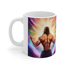 Load image into Gallery viewer, Beyond the universe human male Mug 11oz mug AI-Generated Artwork