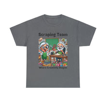 Load image into Gallery viewer, Scraping Team: Where Creativity Reigns, Scrapbooking 100% Cotton Classic T-shirt
