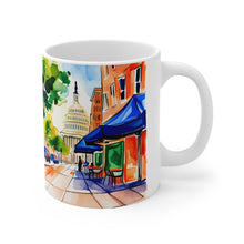 Load image into Gallery viewer, At the Cafe Washington DC #43 Mug 11oz mug AI-Generated Artwork