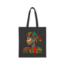 Load image into Gallery viewer, Colors of Africa Queen Mother #16 100% Cotton Canvas Tote Bag 15" x 16"