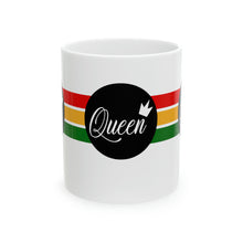Load image into Gallery viewer, Game Queen No Word 11oz White Ceramic Beverage Mug Decorative Art
