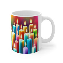 Load image into Gallery viewer, Happy Birthday Candles #5 Ceramic 11oz Mug AI-Generated Artwork