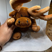 Load image into Gallery viewer, TY Attic Treasures Montgomery Brown Moose soft 10.5" Plush (Pre-Owned)