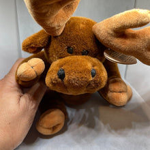 Load image into Gallery viewer, TY Attic Treasures Montgomery Brown Moose soft 10.5" Plush (Pre-Owned)