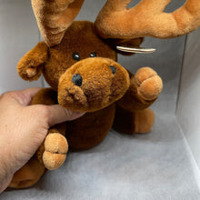 Load image into Gallery viewer, TY Attic Treasures Montgomery Brown Moose soft 10.5" Plush (Pre-Owned)