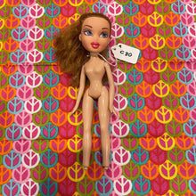 Load image into Gallery viewer, Bratz Slumber Party Megan Doll #C80 Lot 9 Nude Fashion Doll Only