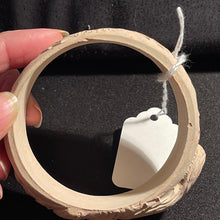 Load image into Gallery viewer, RARE Vintage 1990 Jim Shore Santa Unpainted Resin Bangle Bracelet Blank JS 90 Copyright #4