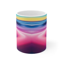Load image into Gallery viewer, Pastel Sea-life Sunset #21 Ceramic Mug 11oz mug AI-Generated Artwork