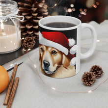 Load image into Gallery viewer, Fancy Golden Retriever #12 Christmas Vibes Ceramic Mug 11oz Design Mirrored Images